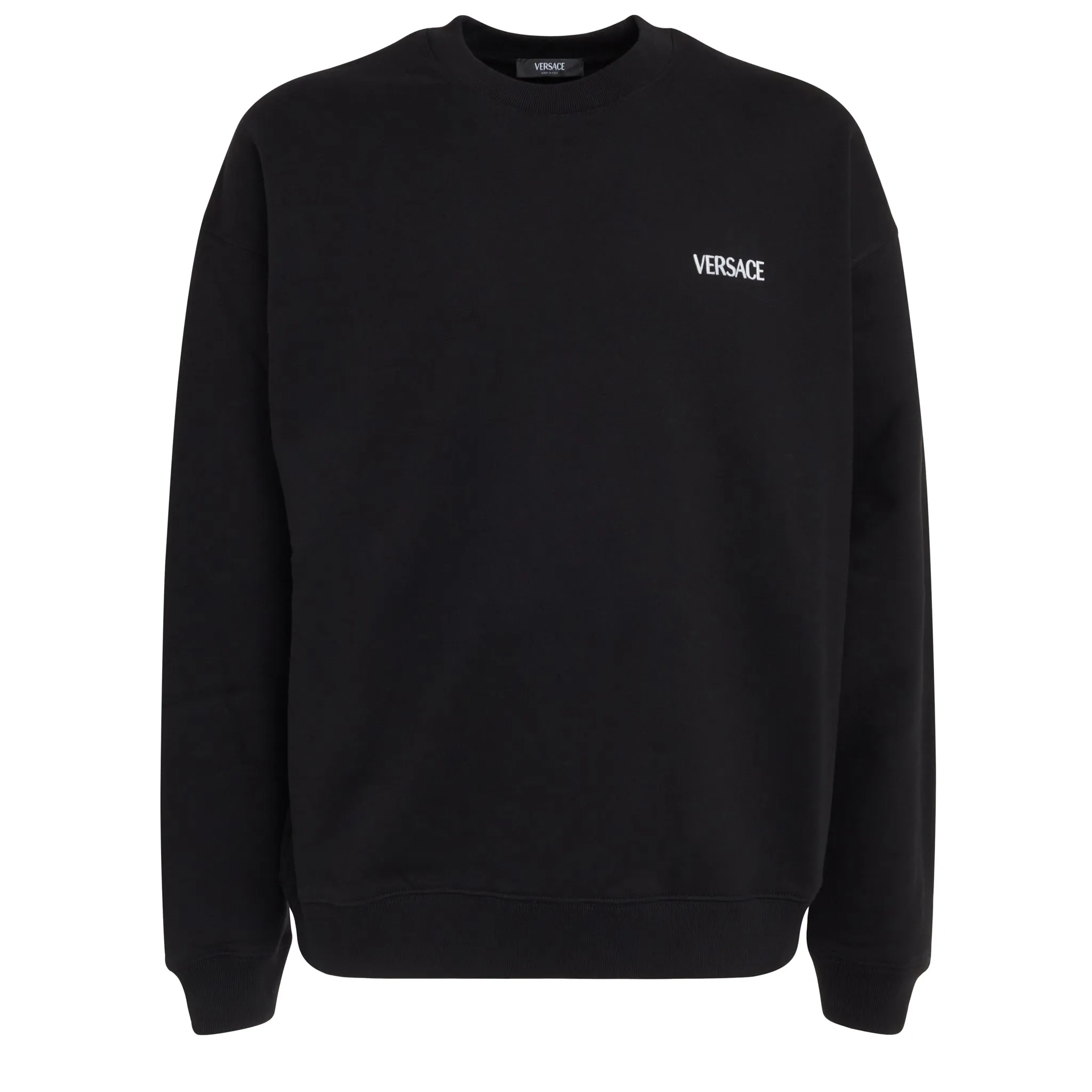 VERSACE  Felpa ''Versace Hills'' in cotone nera