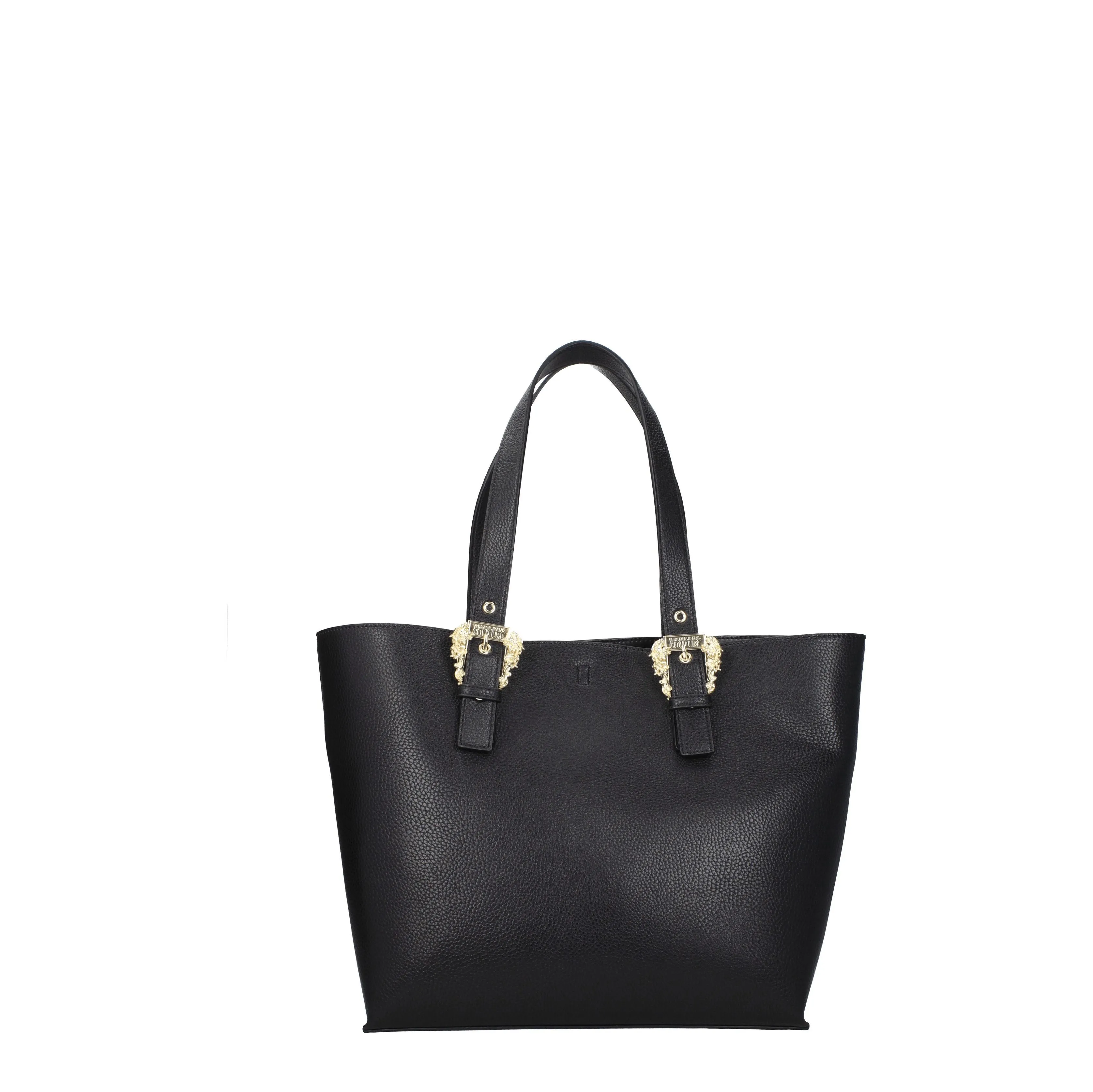 Versace Jeans Borse a Spalla Couture Donna Poliuretano Nero