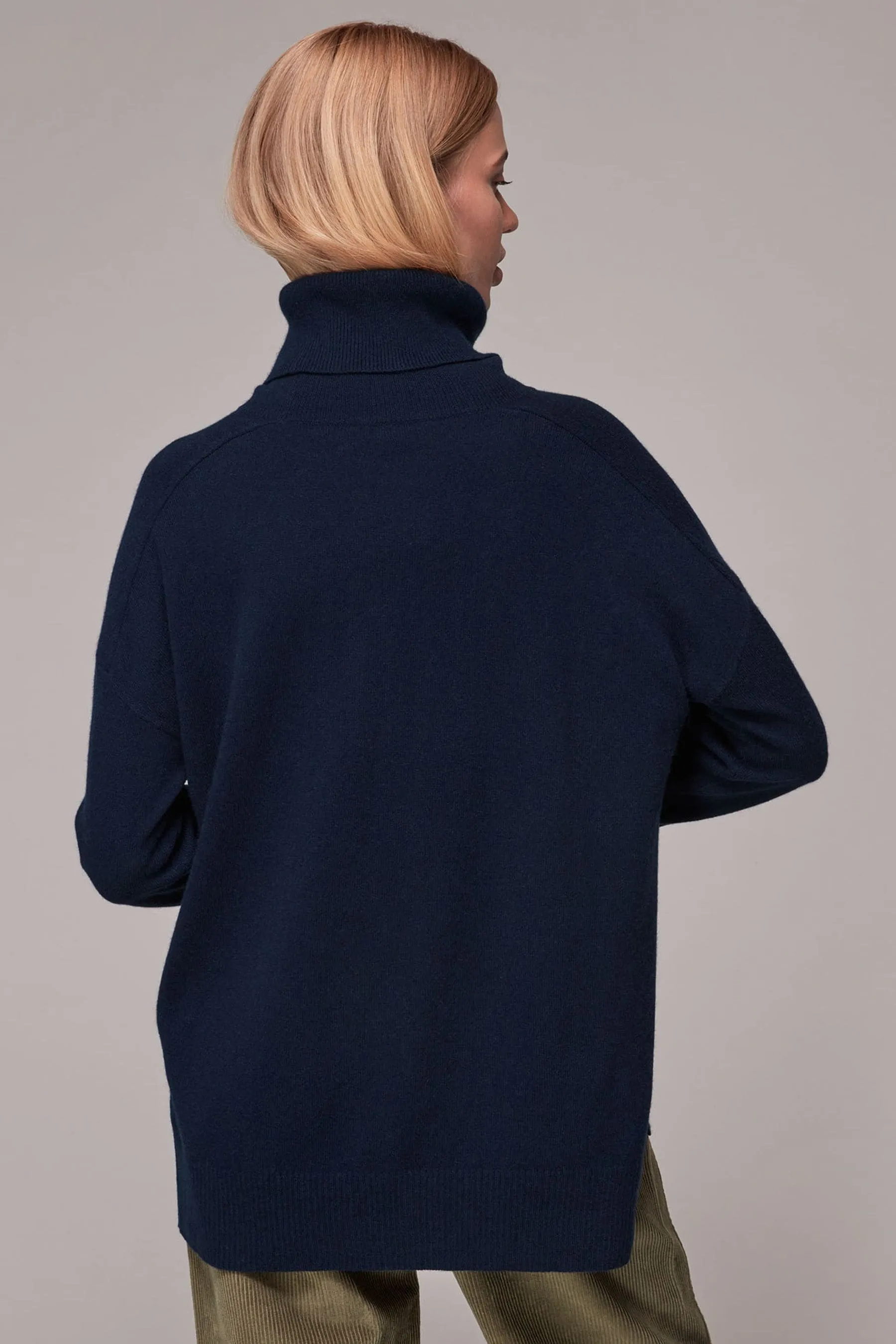 Whistles - Maglia a collo alto in cachemire    