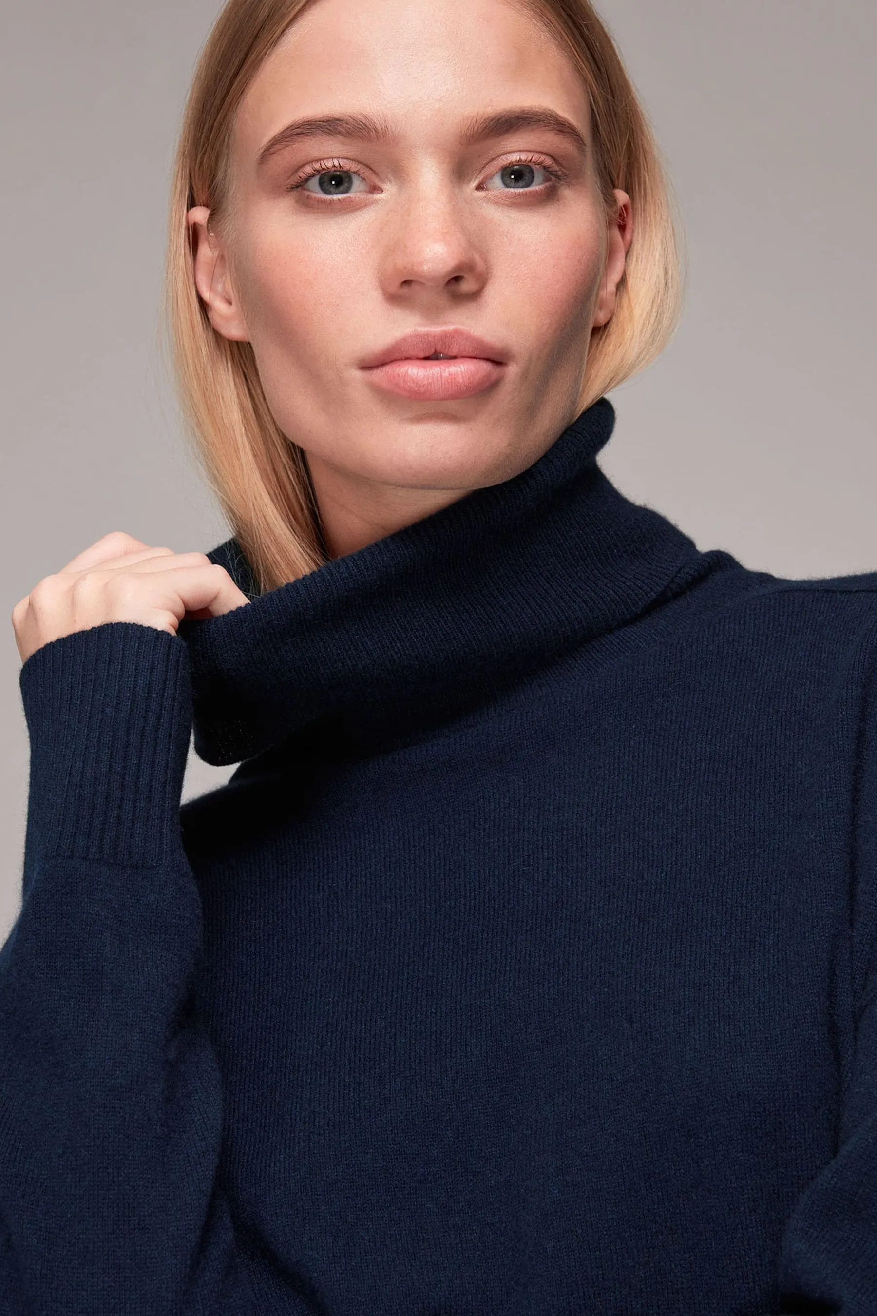 Whistles - Maglia a collo alto in cachemire    