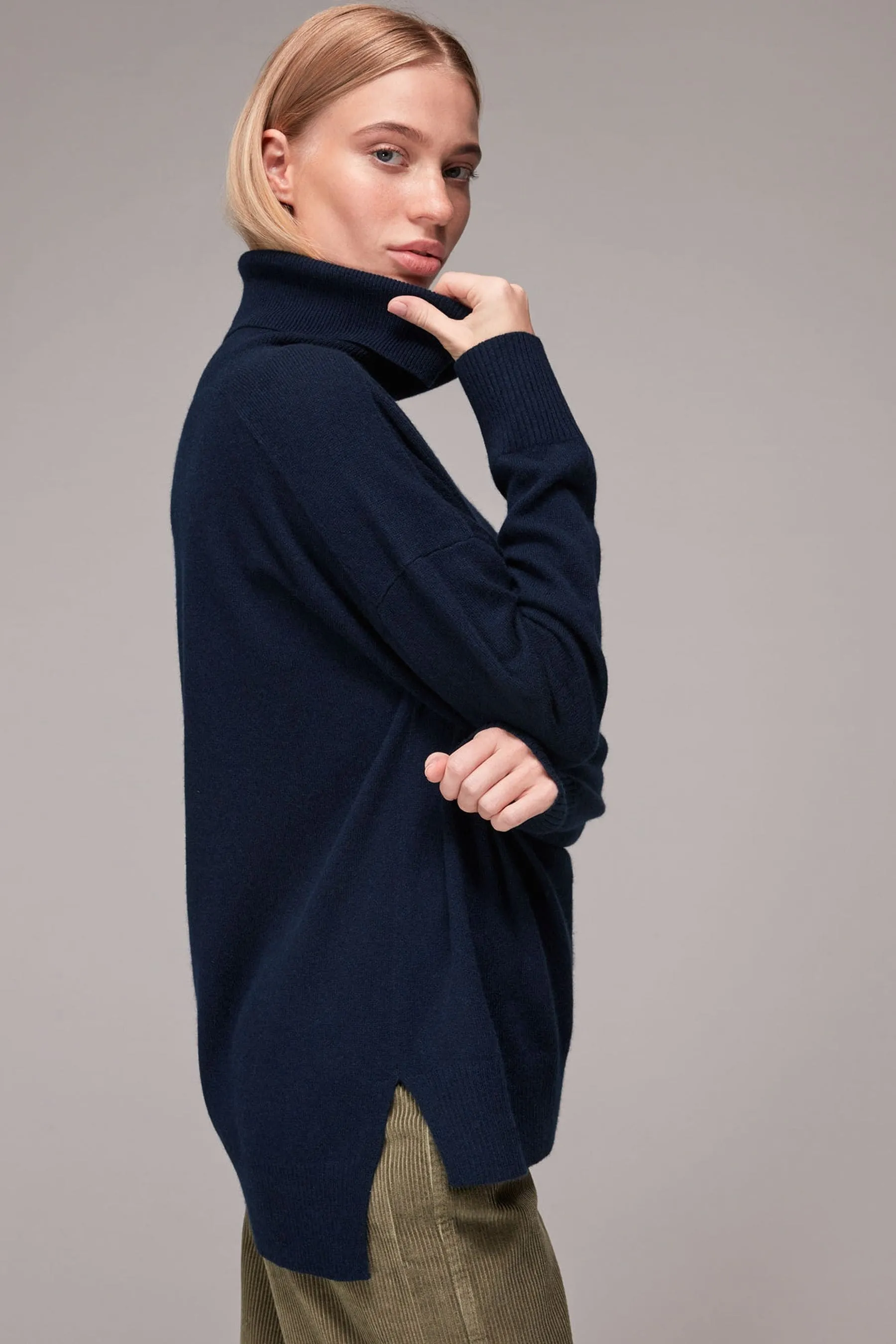 Whistles - Maglia a collo alto in cachemire    
