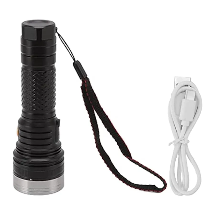 Yousiliang Piccole Torce Ad Alto Lumen, Torcia a LED 2 Livelli Ad Alta Luminosità SST40 Wick White Light Life Torcia Esterna Por