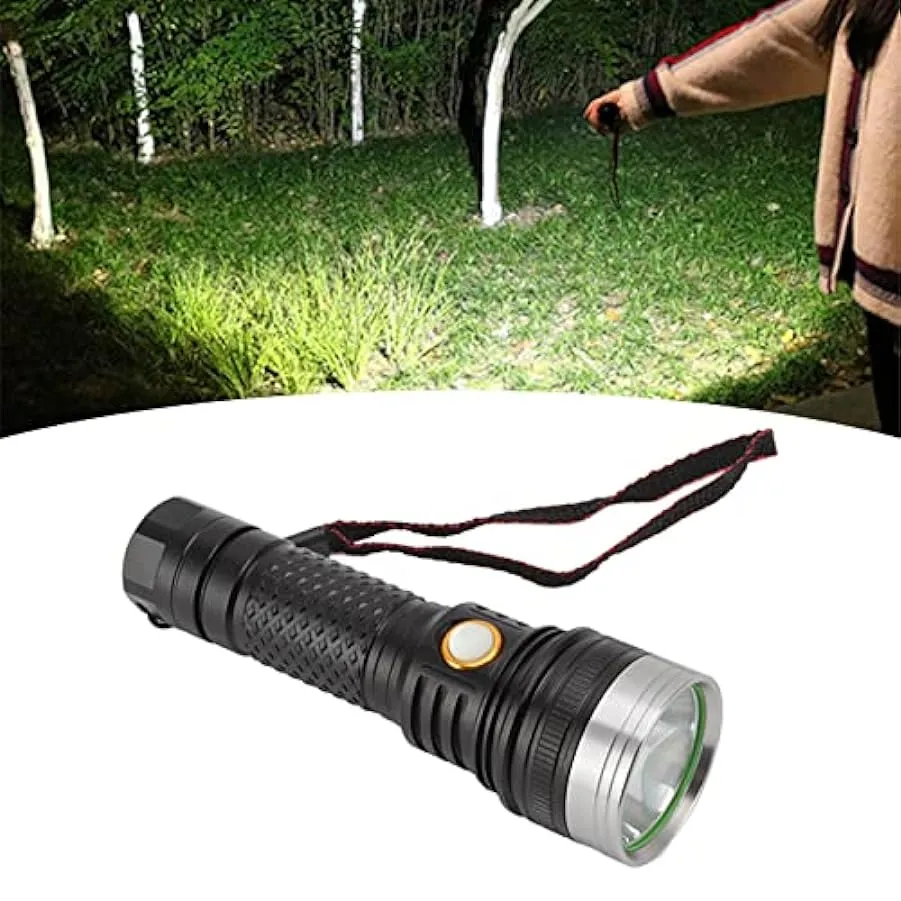 Yousiliang Piccole Torce Ad Alto Lumen, Torcia a LED 2 Livelli Ad Alta Luminosità SST40 Wick White Light Life Torcia Esterna Por