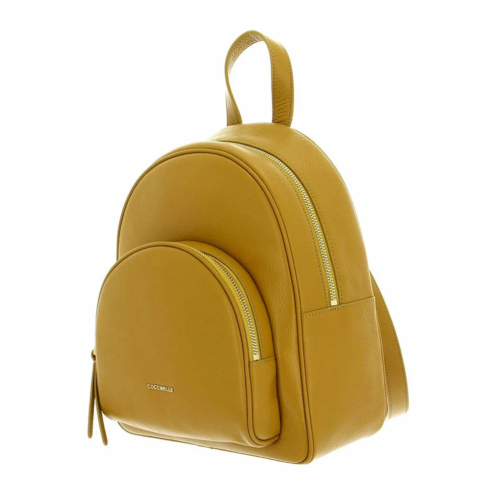 Zaino Donna COCCINELLE Linea Gleen in Pelle Colore Citronella