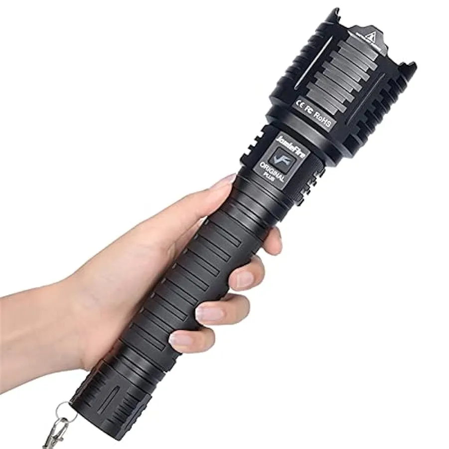 ZDXY Torcia LED XHP 160 Super 8800 Ad Alto Lumen 5 modalità Torcia USB Ricaricabile Super Luminosa Zoom IPX5 Impermeabile, Adatt