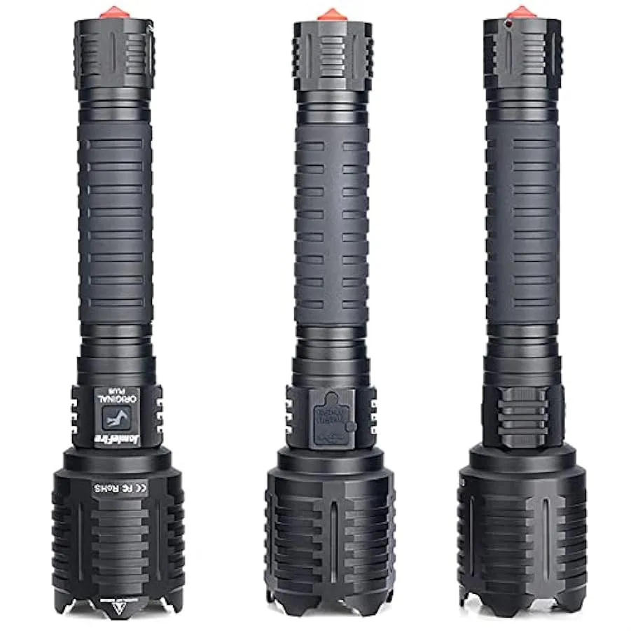ZDXY Torcia LED XHP 160 Super 8800 Ad Alto Lumen 5 modalità Torcia USB Ricaricabile Super Luminosa Zoom IPX5 Impermeabile, Adatt