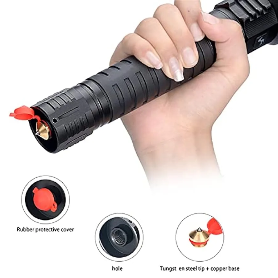 ZDXY Torcia LED XHP 160 Super 8800 Ad Alto Lumen 5 modalità Torcia USB Ricaricabile Super Luminosa Zoom IPX5 Impermeabile, Adatt